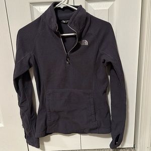 The North Face fleece quarter 1/4 zip xs